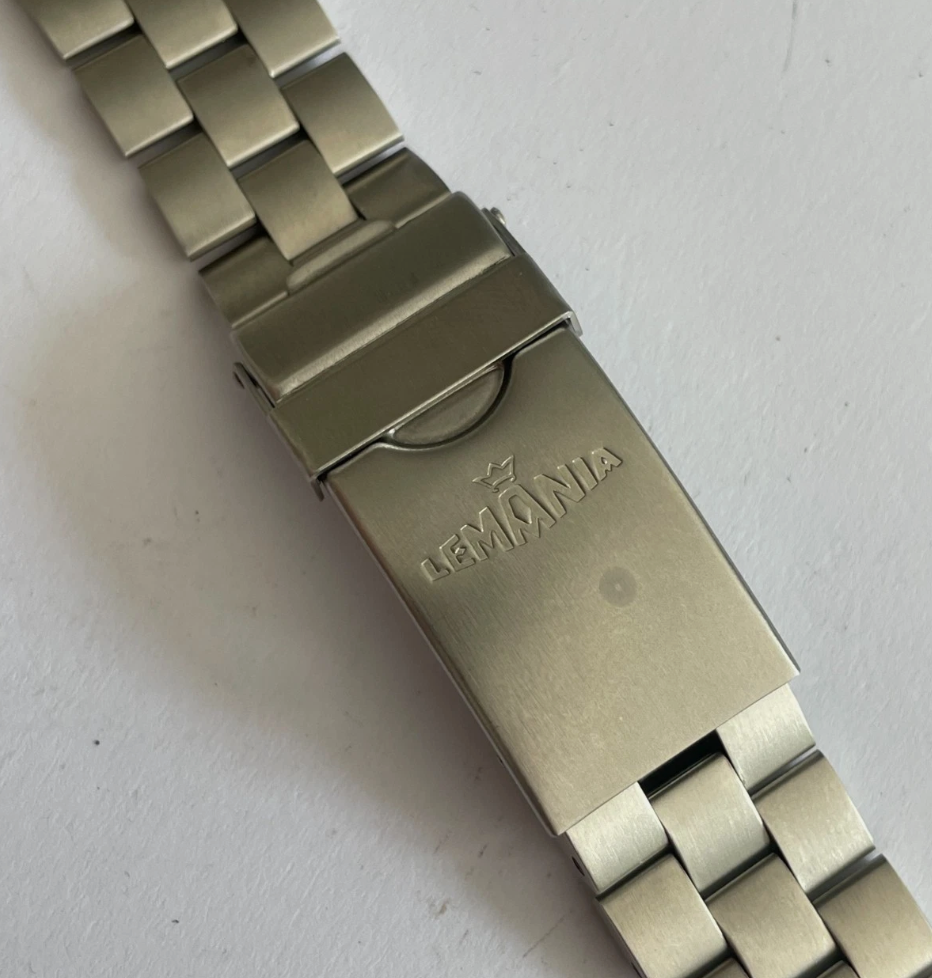 NOS Lemania Steel Bracelet 20mm