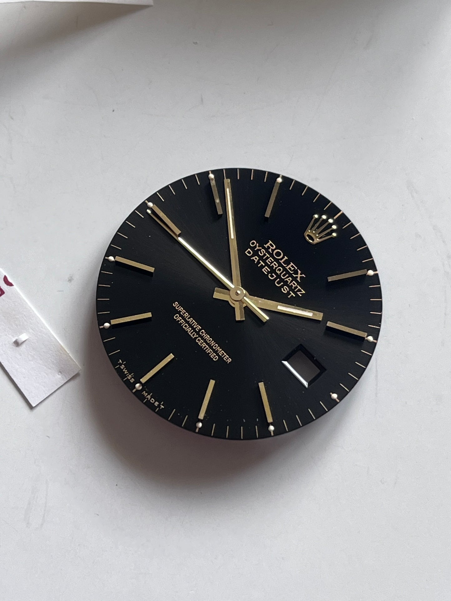 NOS Rolex Oysterquartz Datejust Dial & Hands