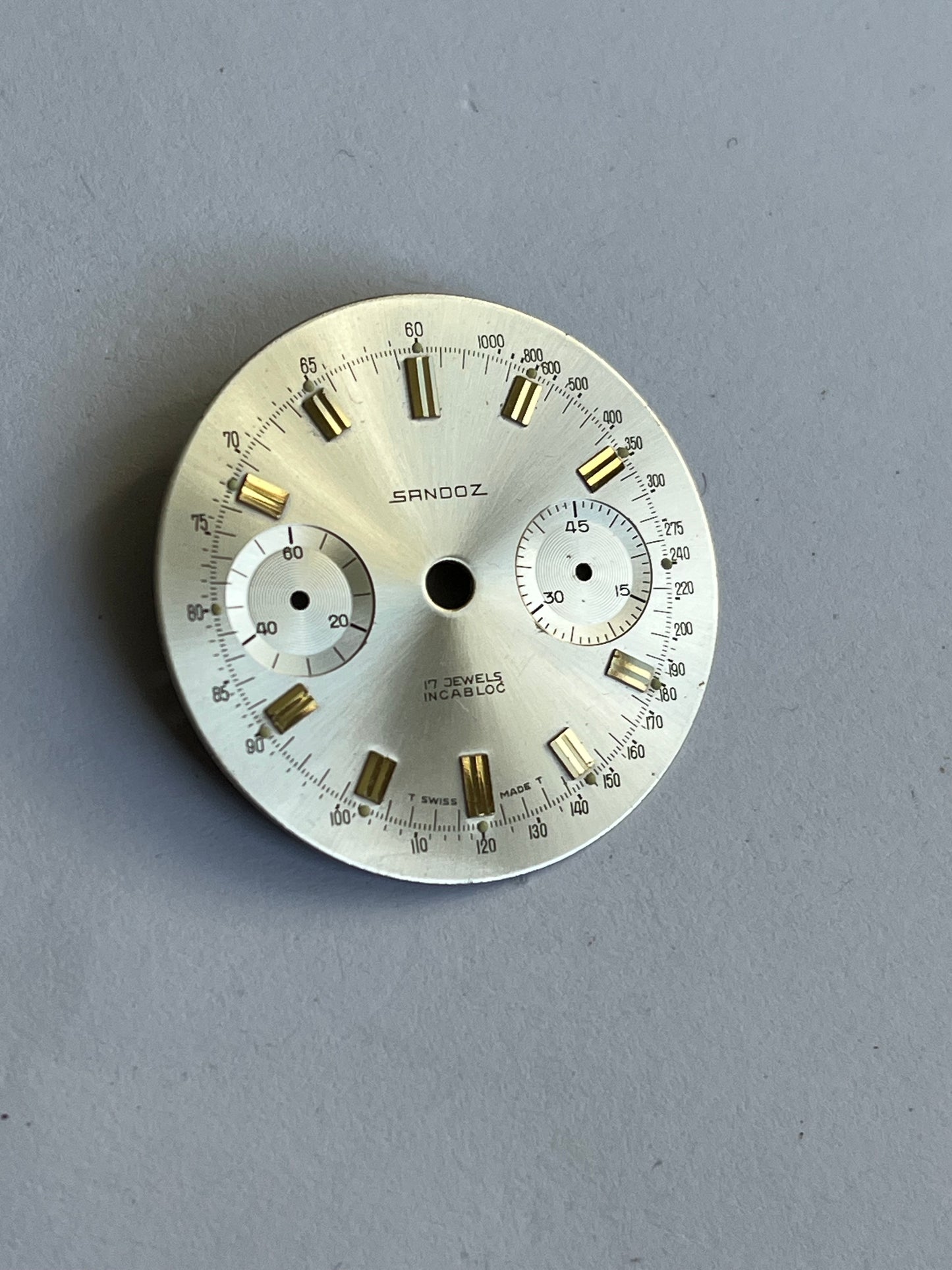 Sandoz Chronograph Dial Landeron 248