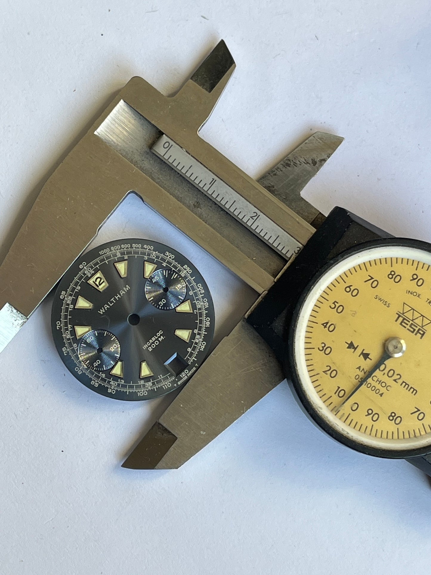 Waltham Chronograph Dial Valjoux 7734