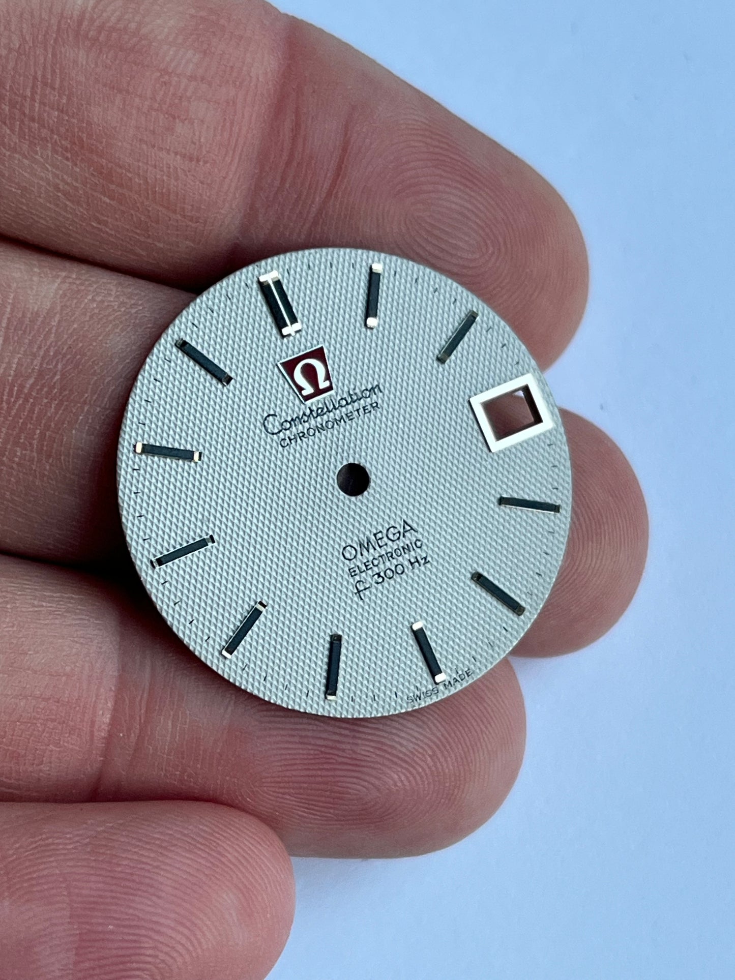 Omega Constellation Electronic f300 HZ Chronometer Dial