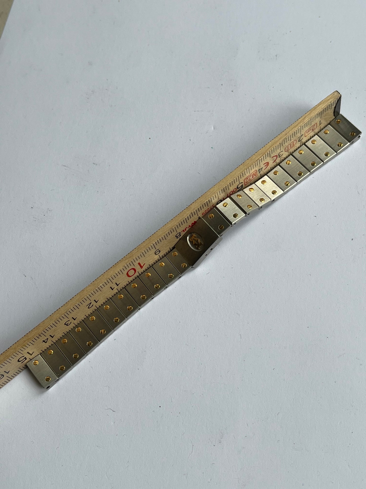 Cartier Santos Steel Bracelet Bicolor 12mm NOS