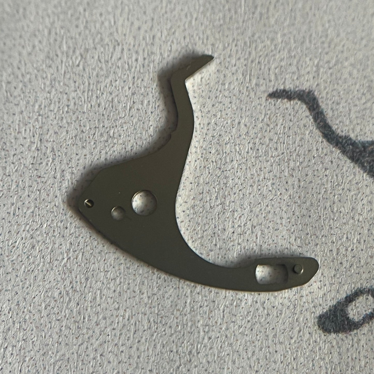 Omega 1040 - 1750 Hour Recorder Stop Lever