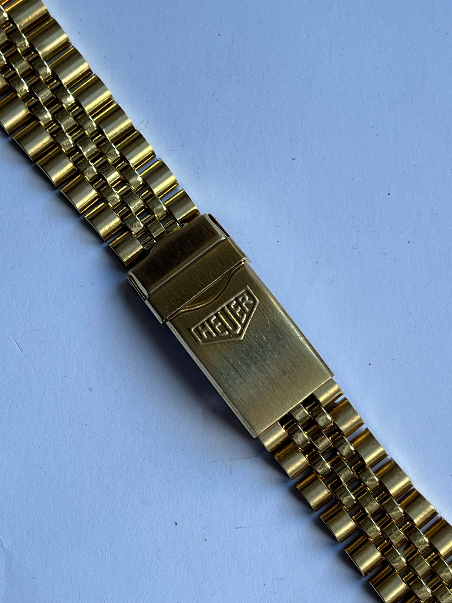 Heuer ref 980.022 Jubilee Bracelet Goldplated 20mm