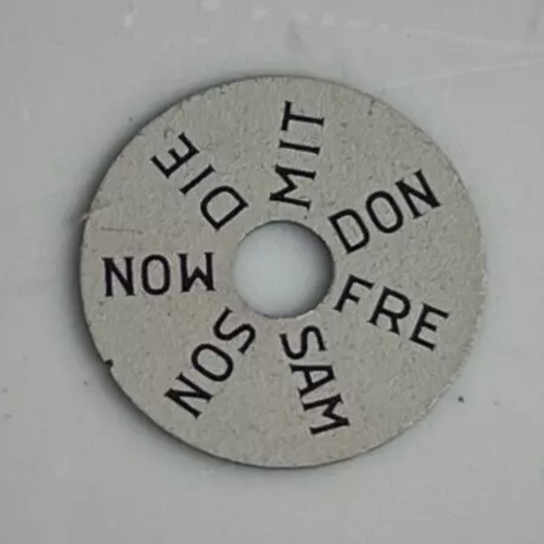 NOS Valjoux 72c / 88 Day Disc Deutsch/German