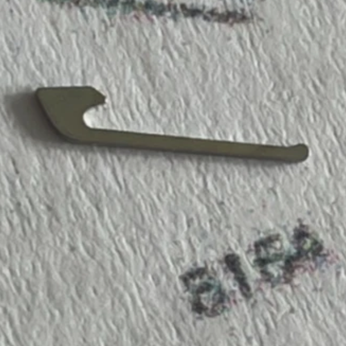 Omega 1045 (1719) Lemania 5100 (8164) Operating Lever Hook Spring