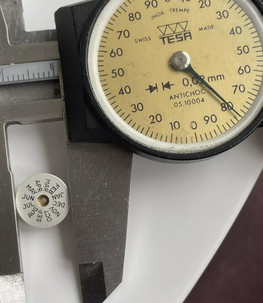 Valjoux 72c / 88 Month Disc English