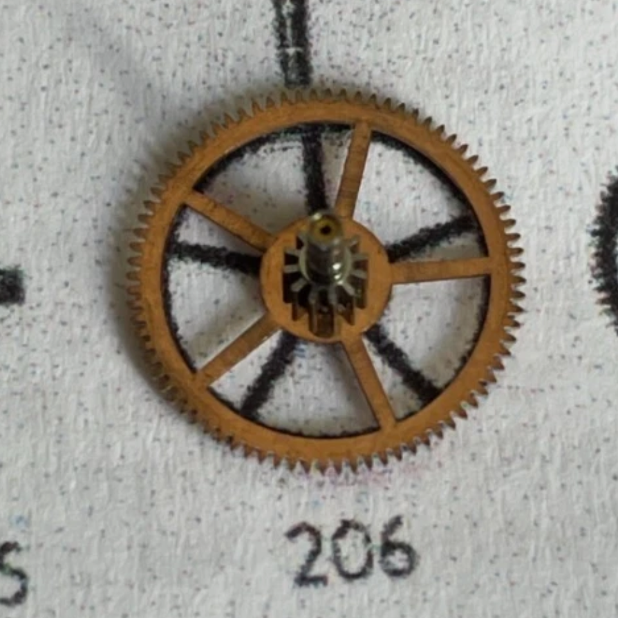 Valjoux 84 Part 206 Center Wheel