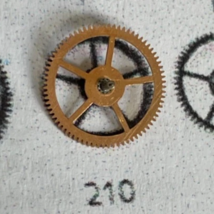 Valjoux 84 Part 210 Third Wheel