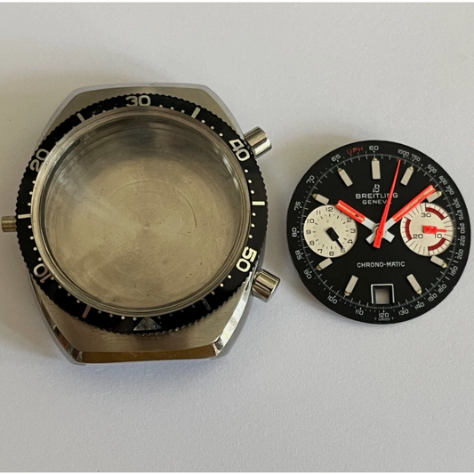 NOS Breitling Chronomatic 2112 Case, Dial & Hands