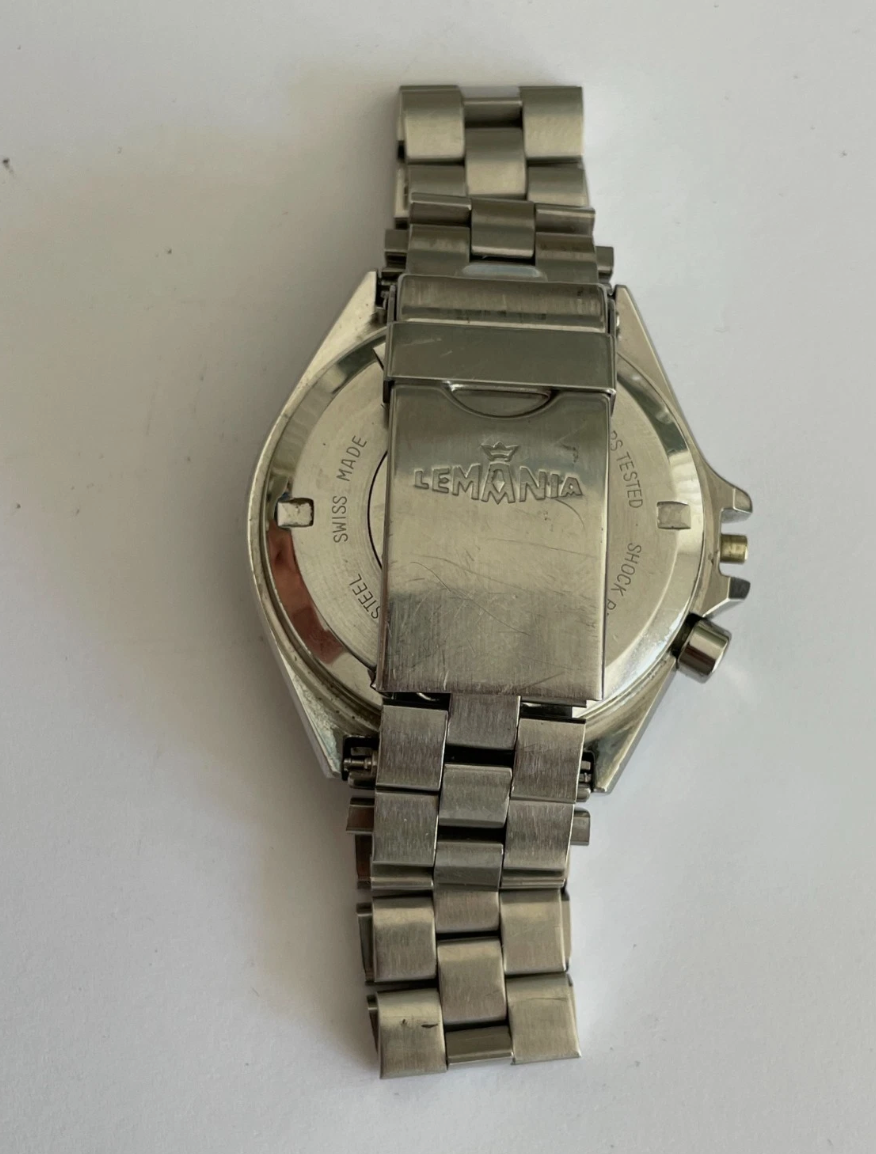 Lemania 9856 Regatta Case and Bracelet