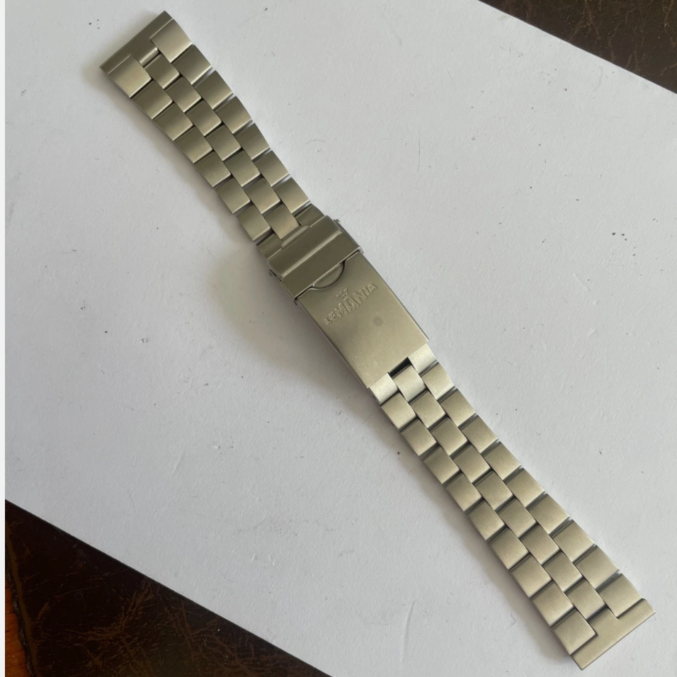 NOS Lemania Steel Bracelet 20mm