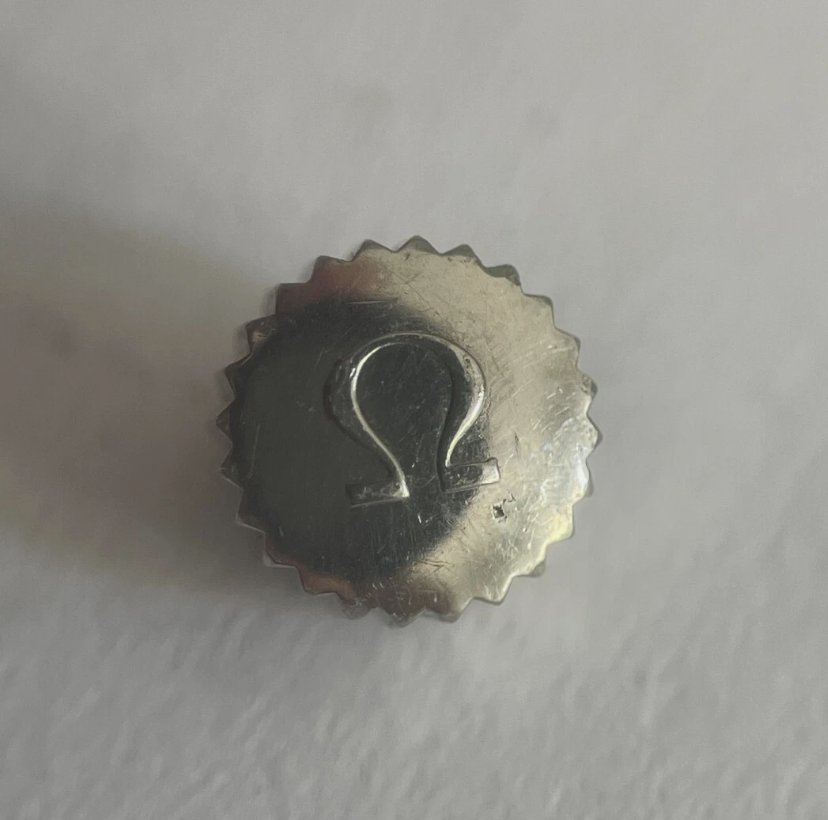 NOS Omega Flat Feet Crown A1 Speedmaster Cal 321