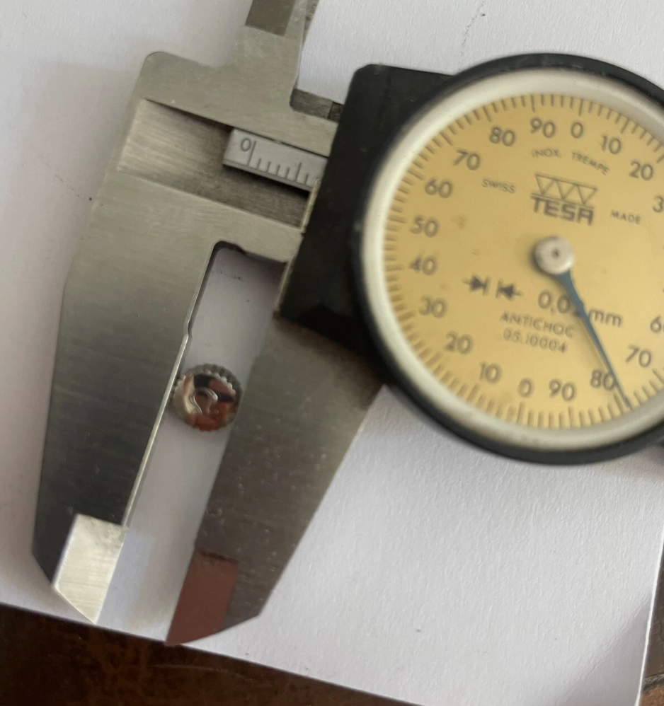 NOS Omega Flat Feet Crown A1 Speedmaster Cal 321