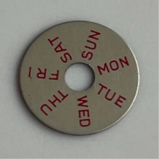 NOS Valjoux 89 Day Disc (english)