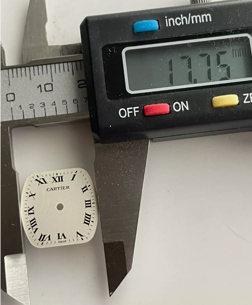 Cartier Tortue Dial 17.75 x 17.45mm