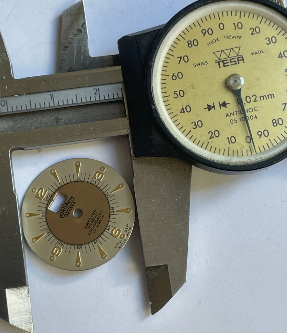 Cornavin Datocor Venus 216 Dial