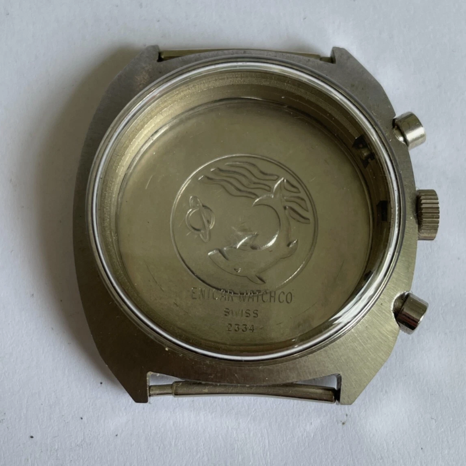 NOS Enicar Ocean Pearl 2334 Chronograph Case