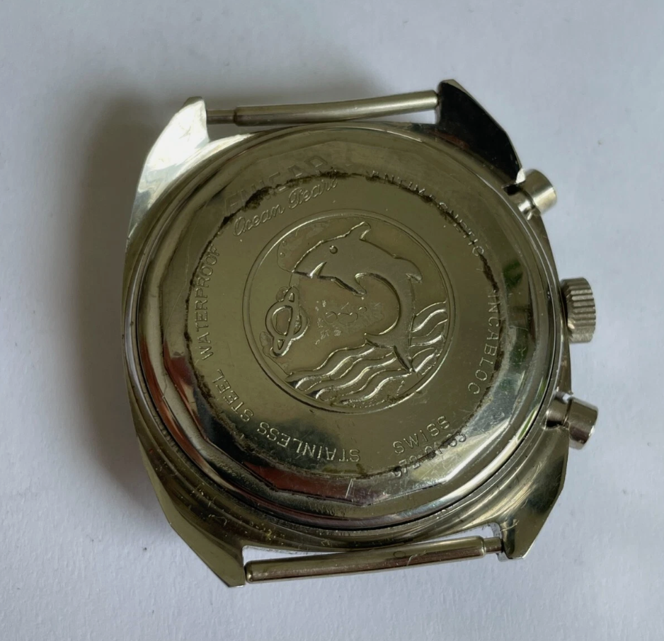 NOS Enicar Ocean Pearl 2334 Chronograph Case