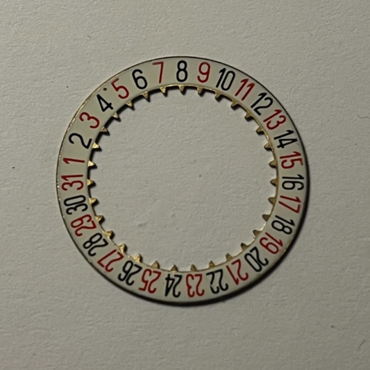 Heuer Carrera 3147 / Nivada Datomaster Date Disc NOS (Landeron 189)