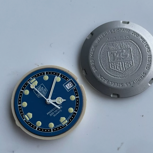 Heuer Ref 383.513 Formula 1 Movement & Caseback