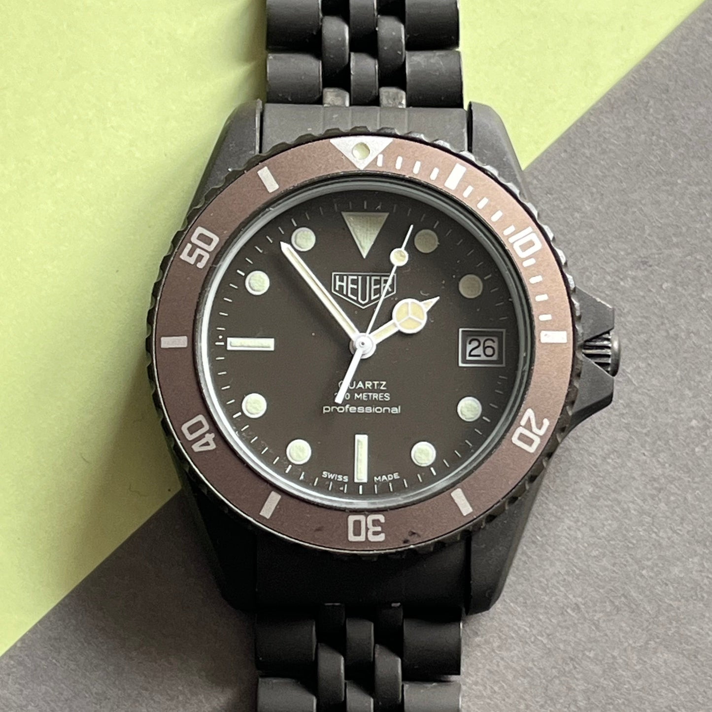Heuer Green PVD Diver Ref 981.013