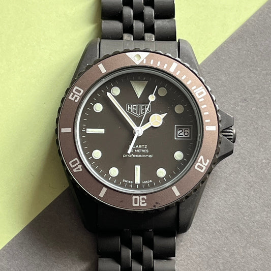 Heuer Green PVD Diver Ref 981.013