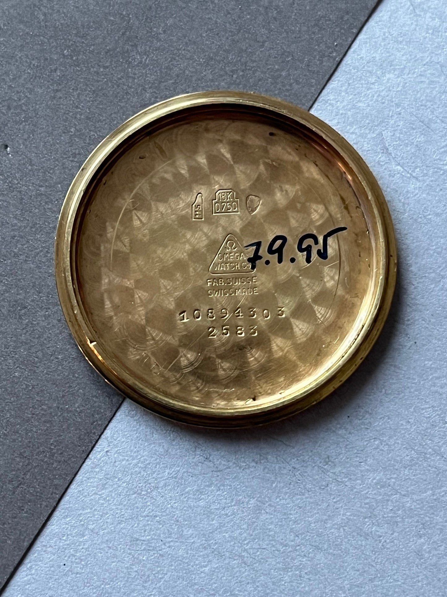 Omega 2583 Automatic 18k Gold