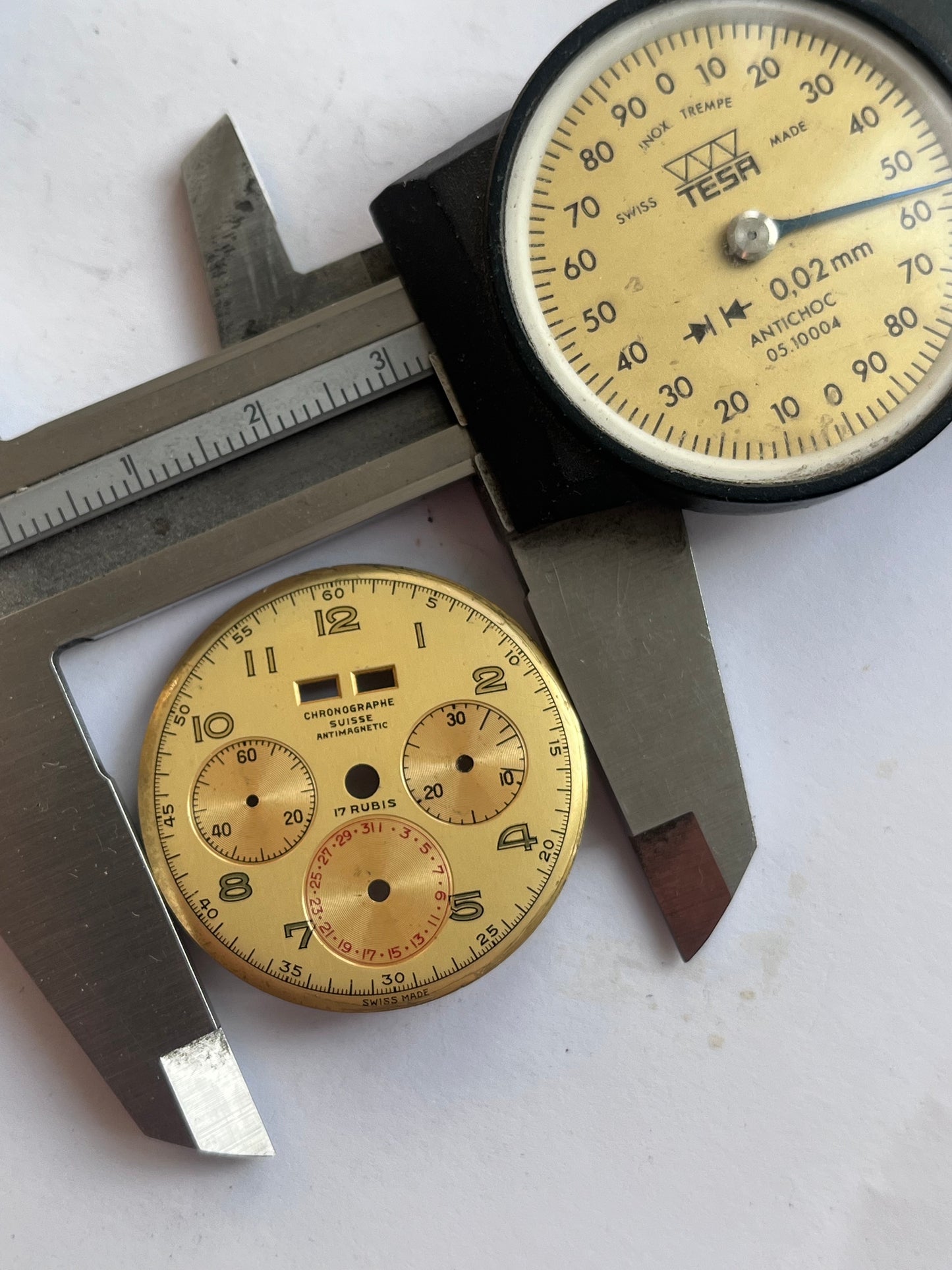 Chronograph Suisse Landeron 185 Dial