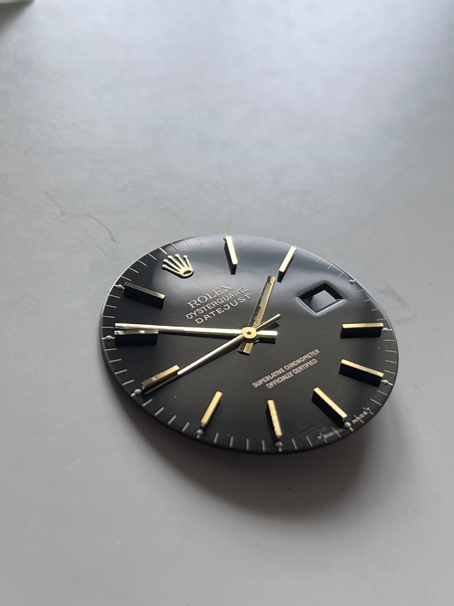 NOS Rolex Oysterquartz Datejust Dial & Hands