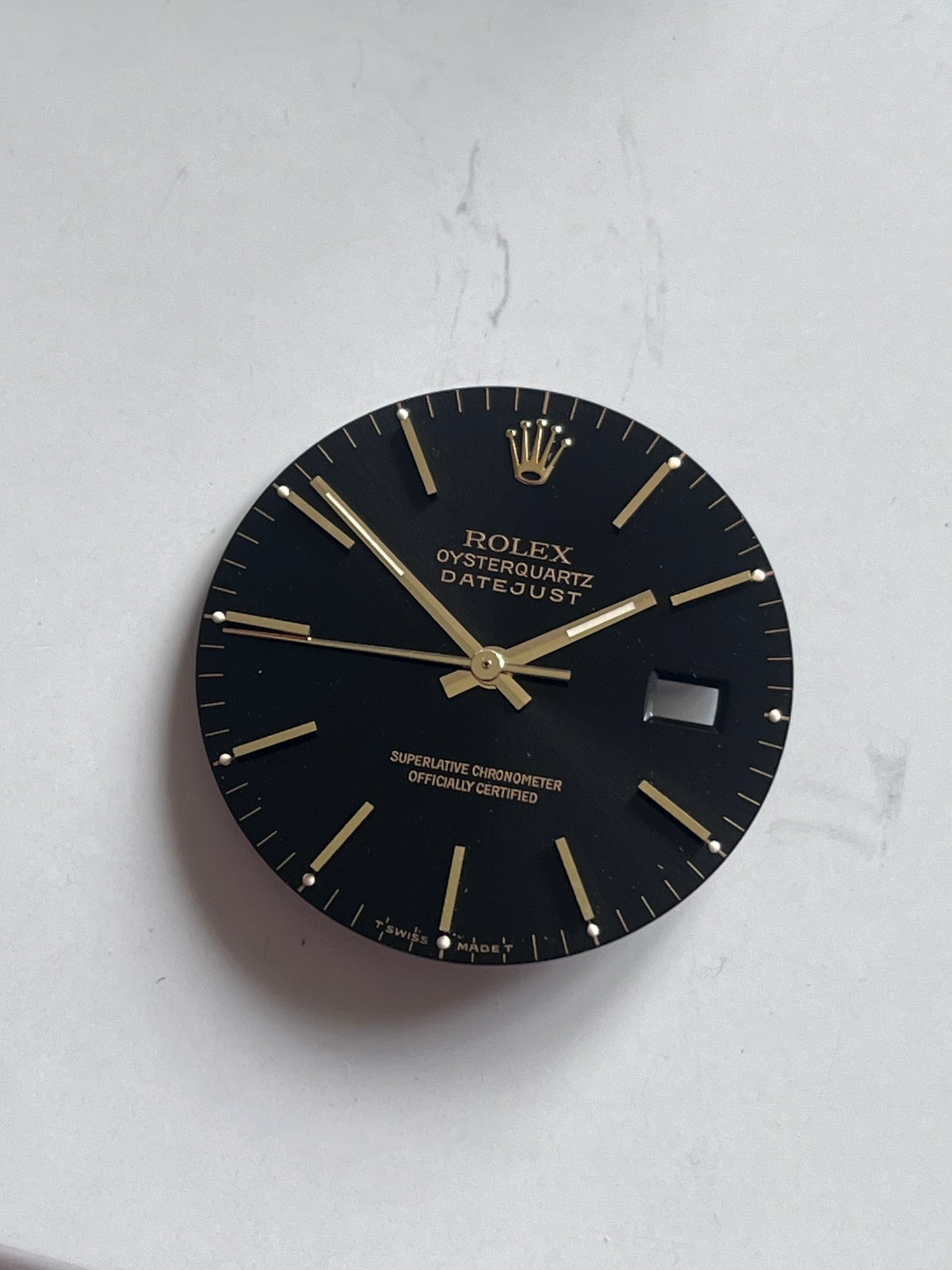 NOS Rolex Oysterquartz Datejust Dial & Hands
