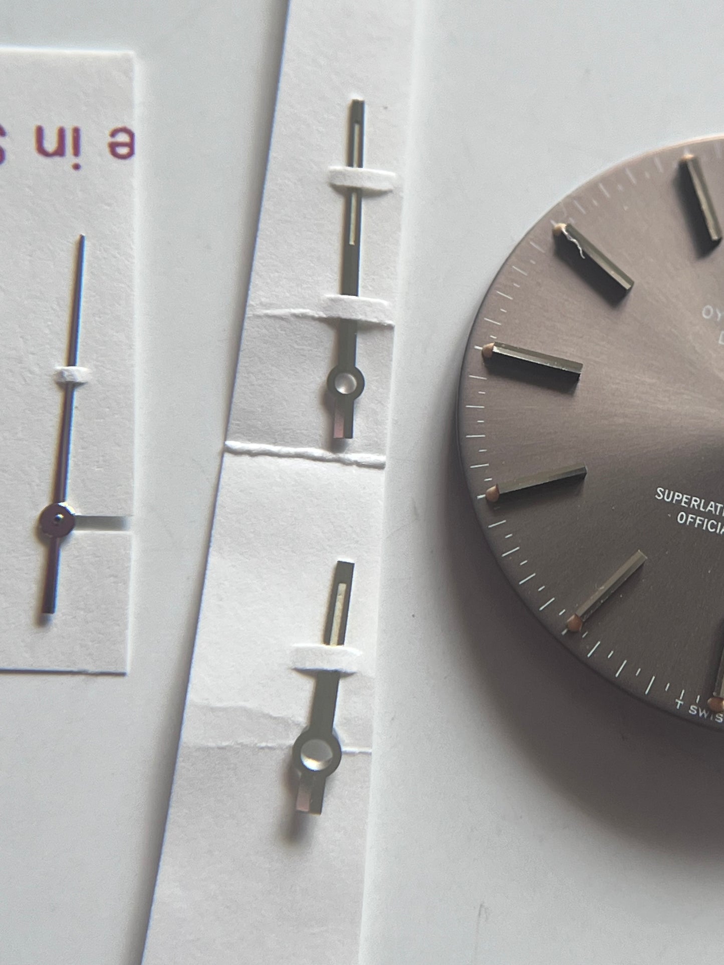 NOS Rolex Oyster Perpetual Datejust Dial & Hands