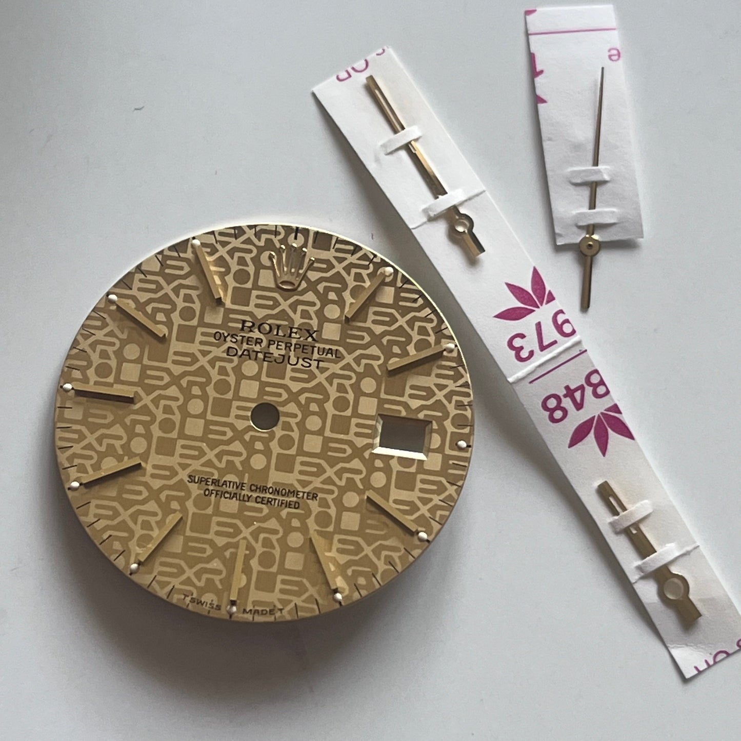 NOS Rolex Oyster Perpetual Datejust "Jubilee" Dial & Hands