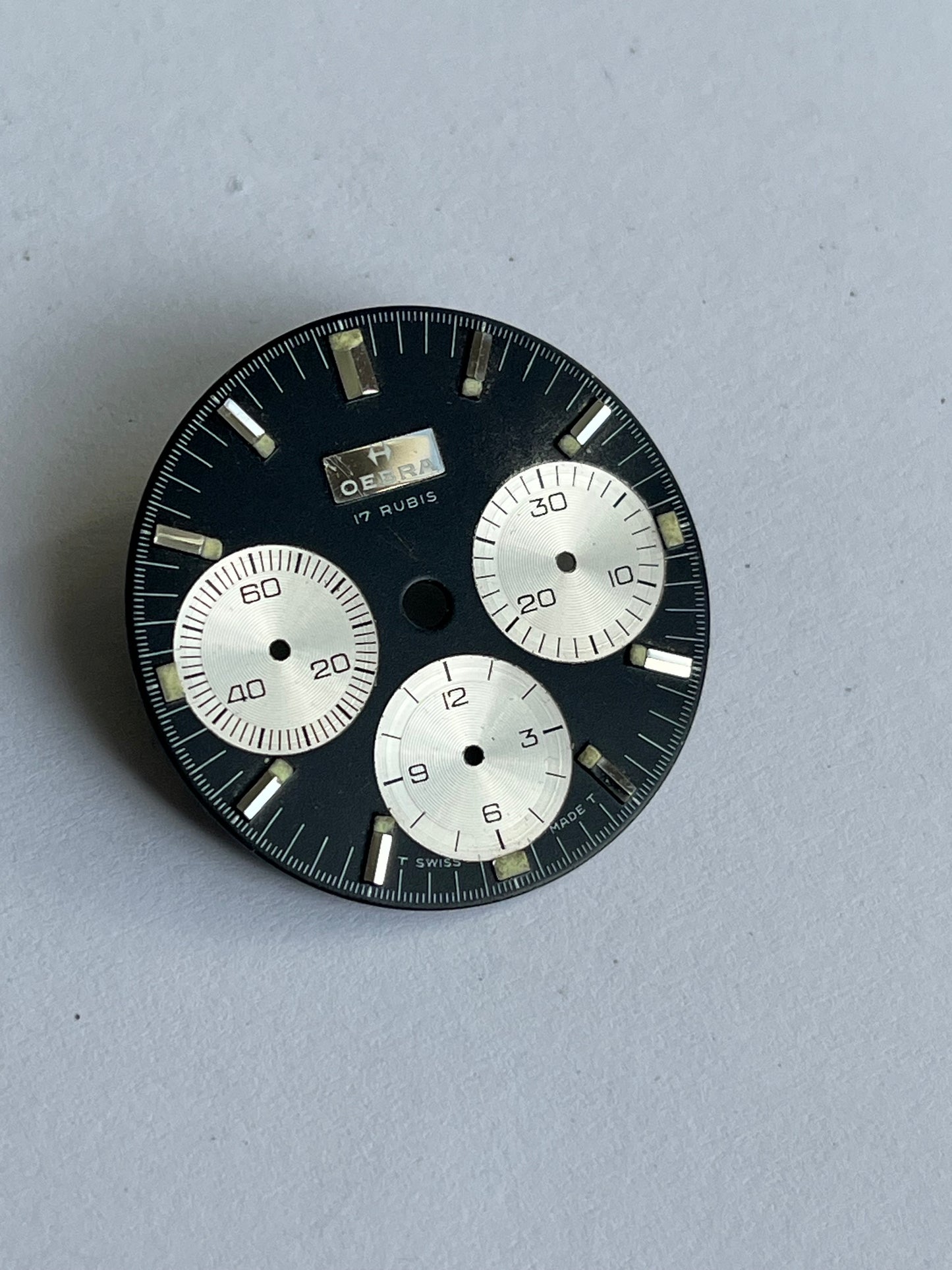 Oebra Valjoux 72 Dial (Poor Mans Sherpagraph)