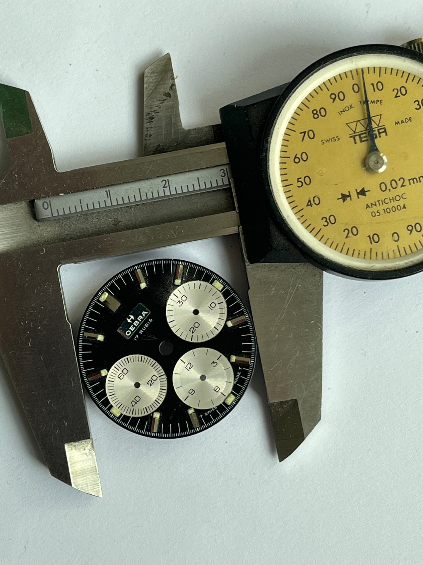 Oebra Valjoux 72 Dial (Poor Mans Sherpagraph)