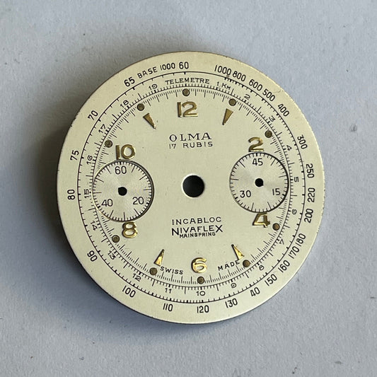 Olma Nivaflex Chronograph Dial Landeron 248