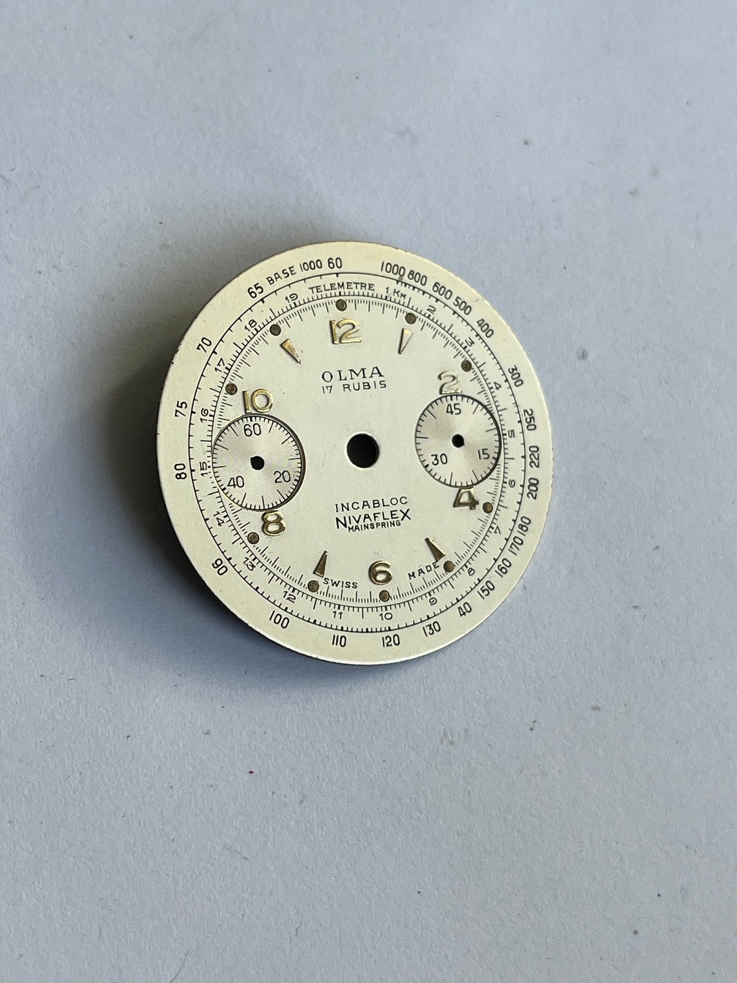 Olma Nivaflex Chronograph Dial Landeron 248