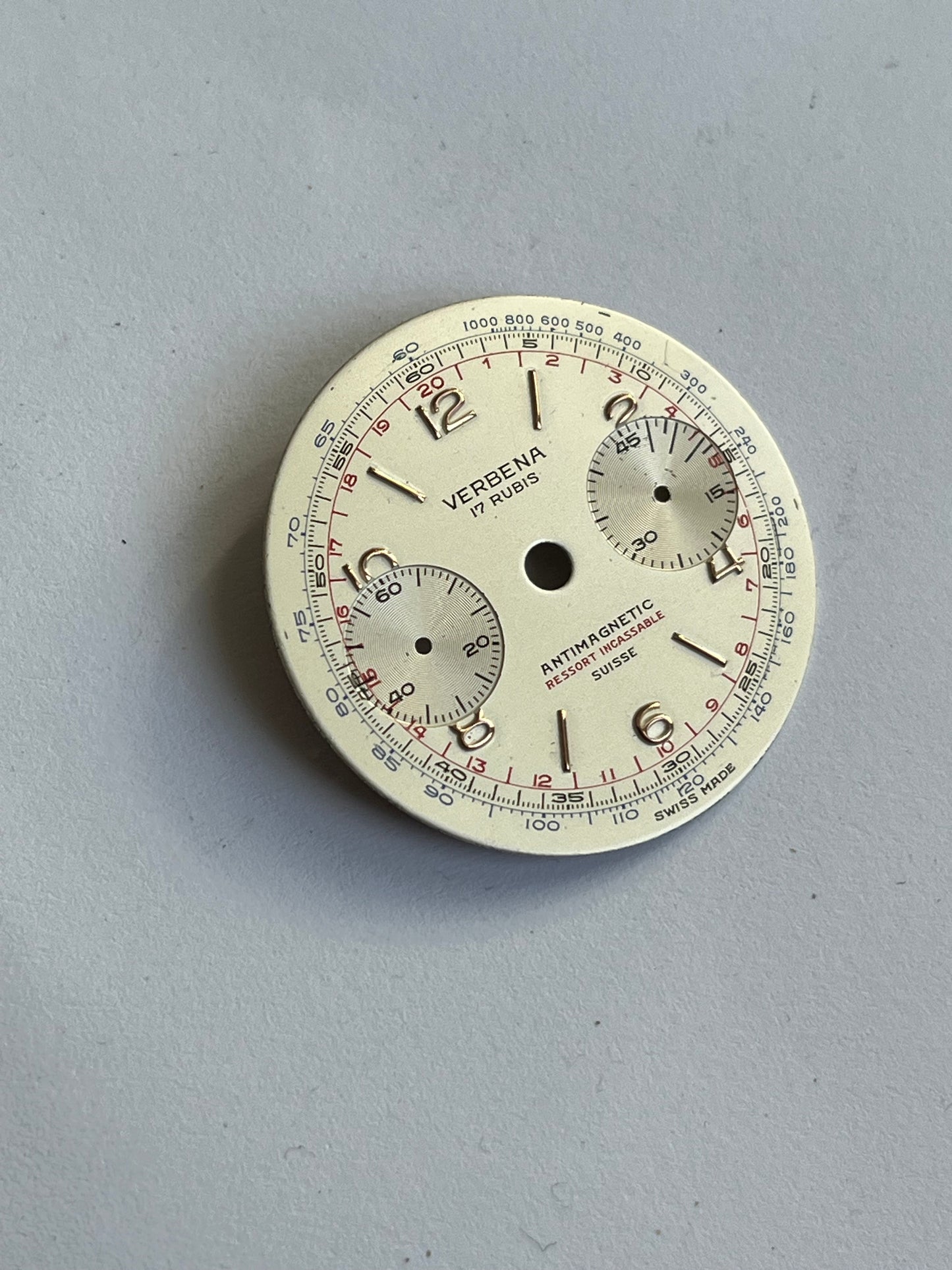 Verbene Antimagnetic Chronograph Dial Landeron 248