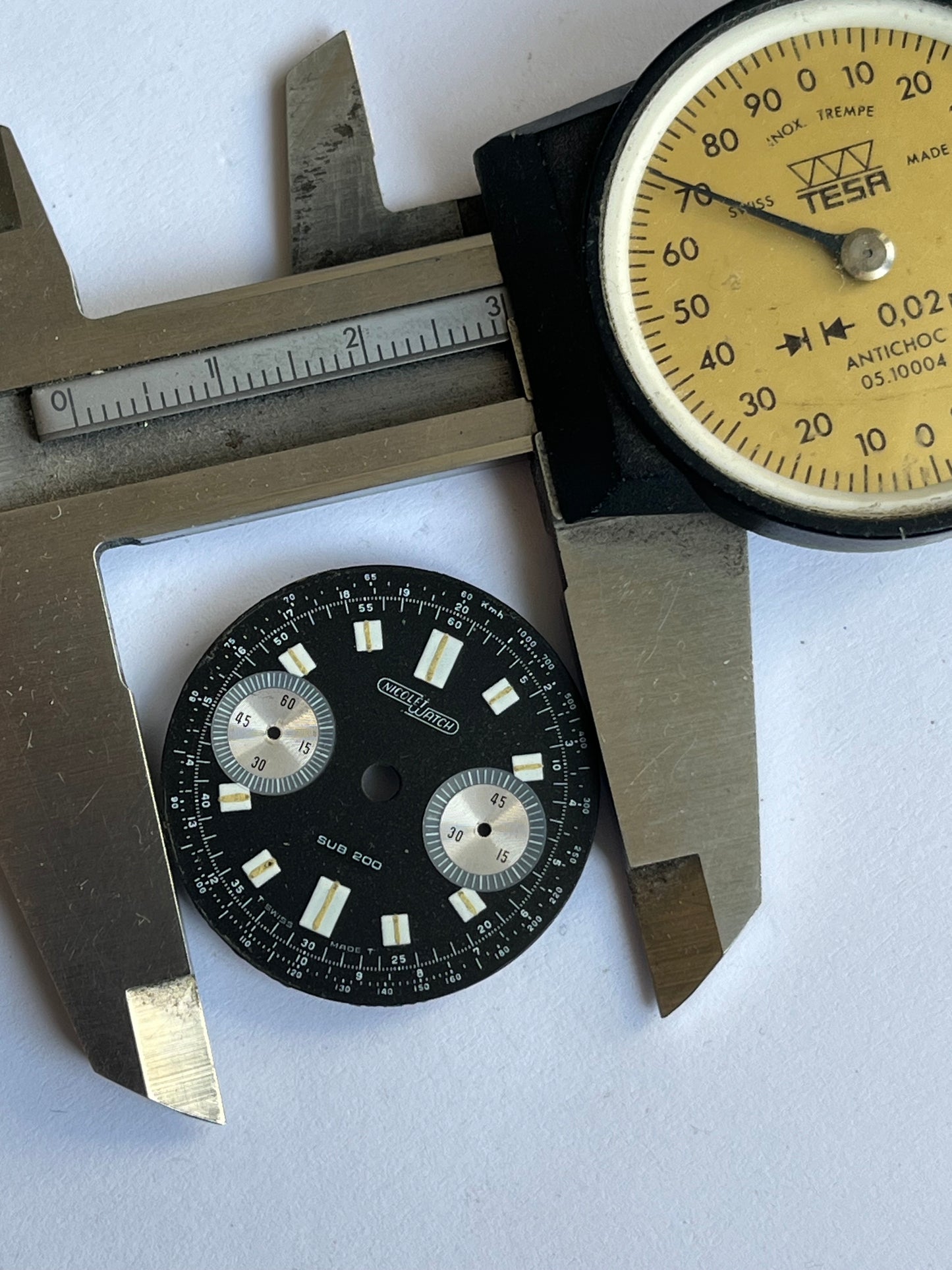 Nicolet Watch SUB 200 Chronograph Dial