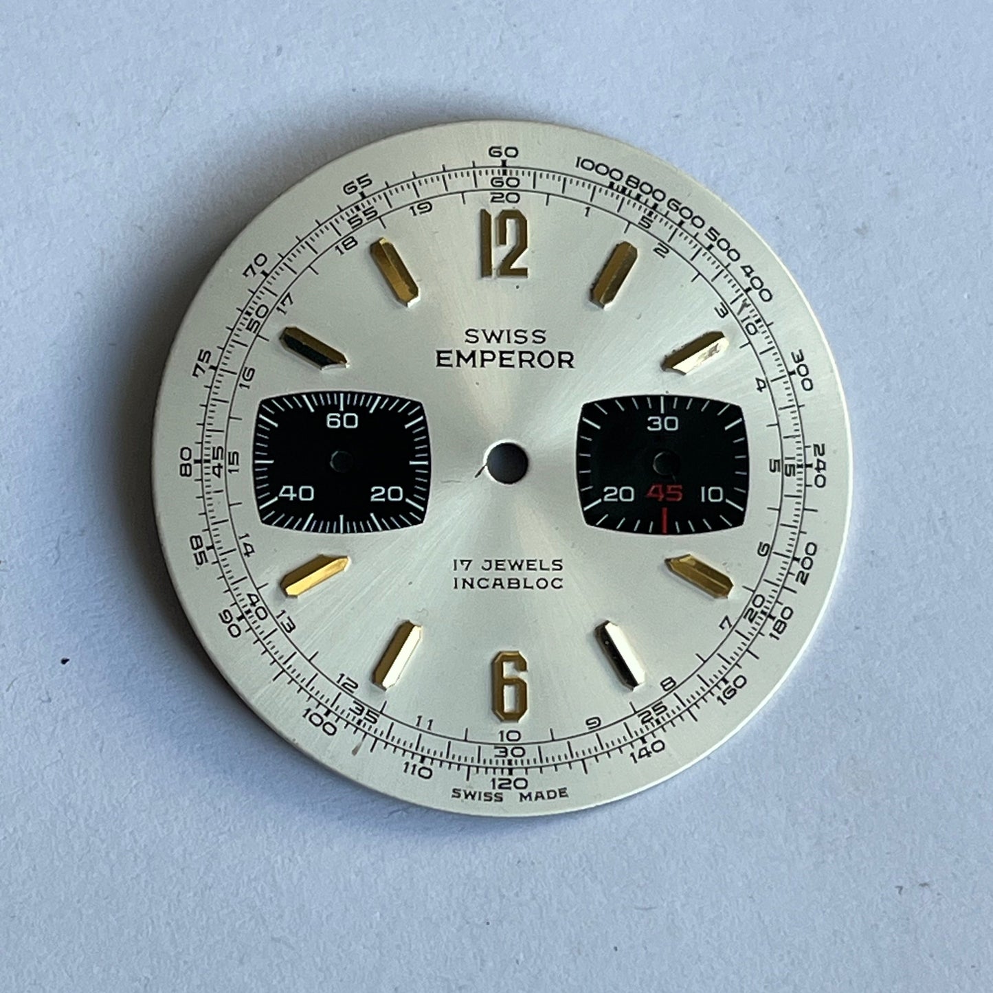 Swiss Emperor Valjoux 7733 Dial