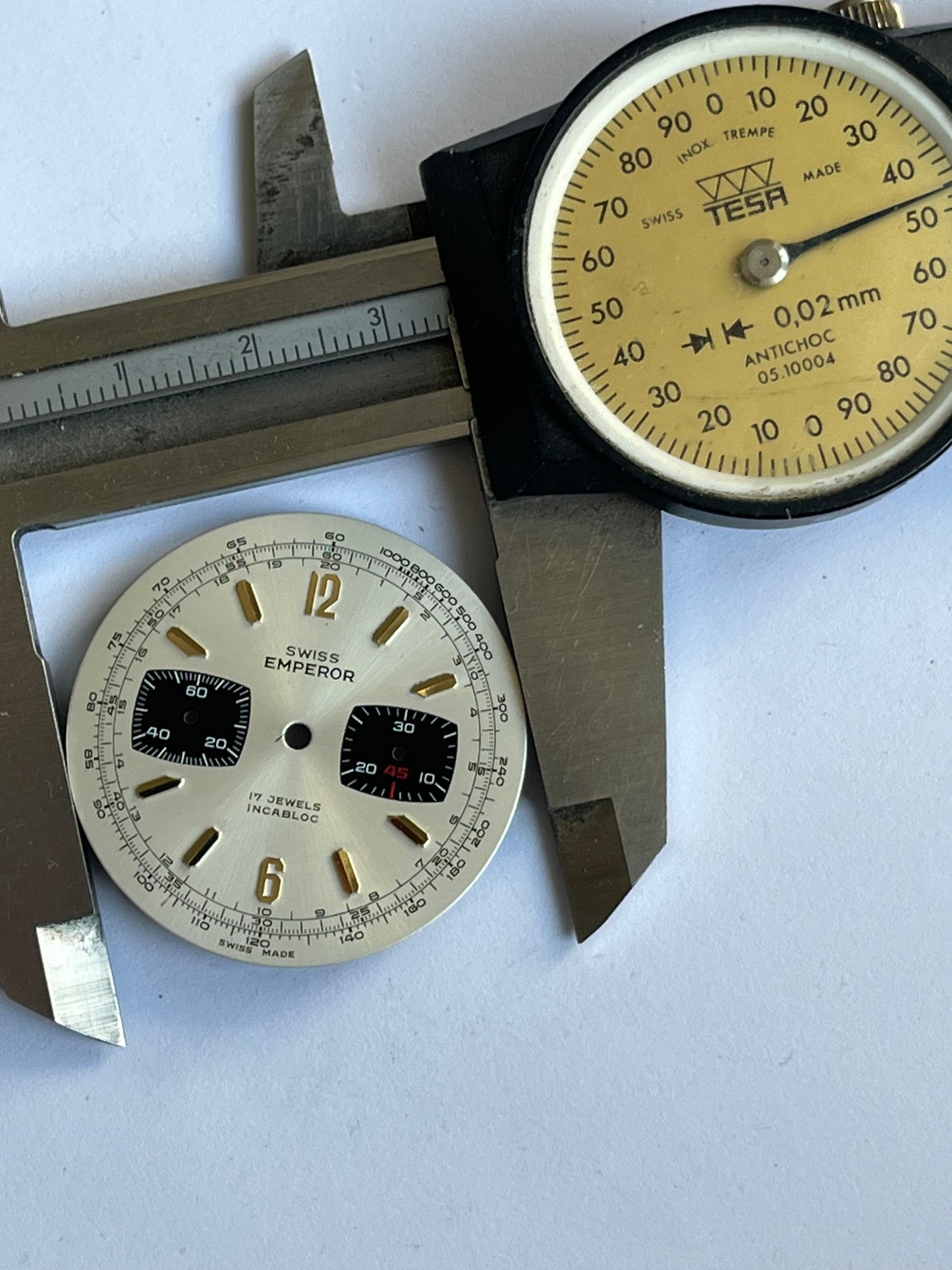 Swiss Emperor Valjoux 7733 Dial