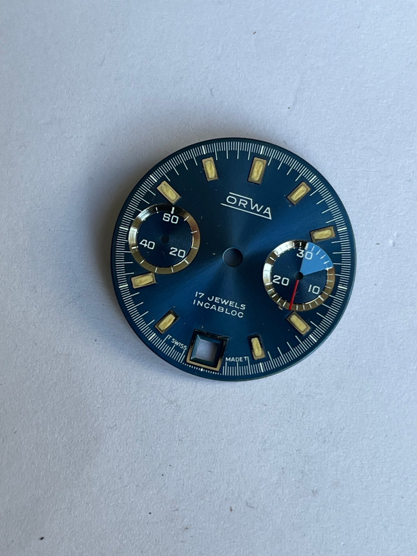 Orwa Chronograph Dial Valjoux 7734