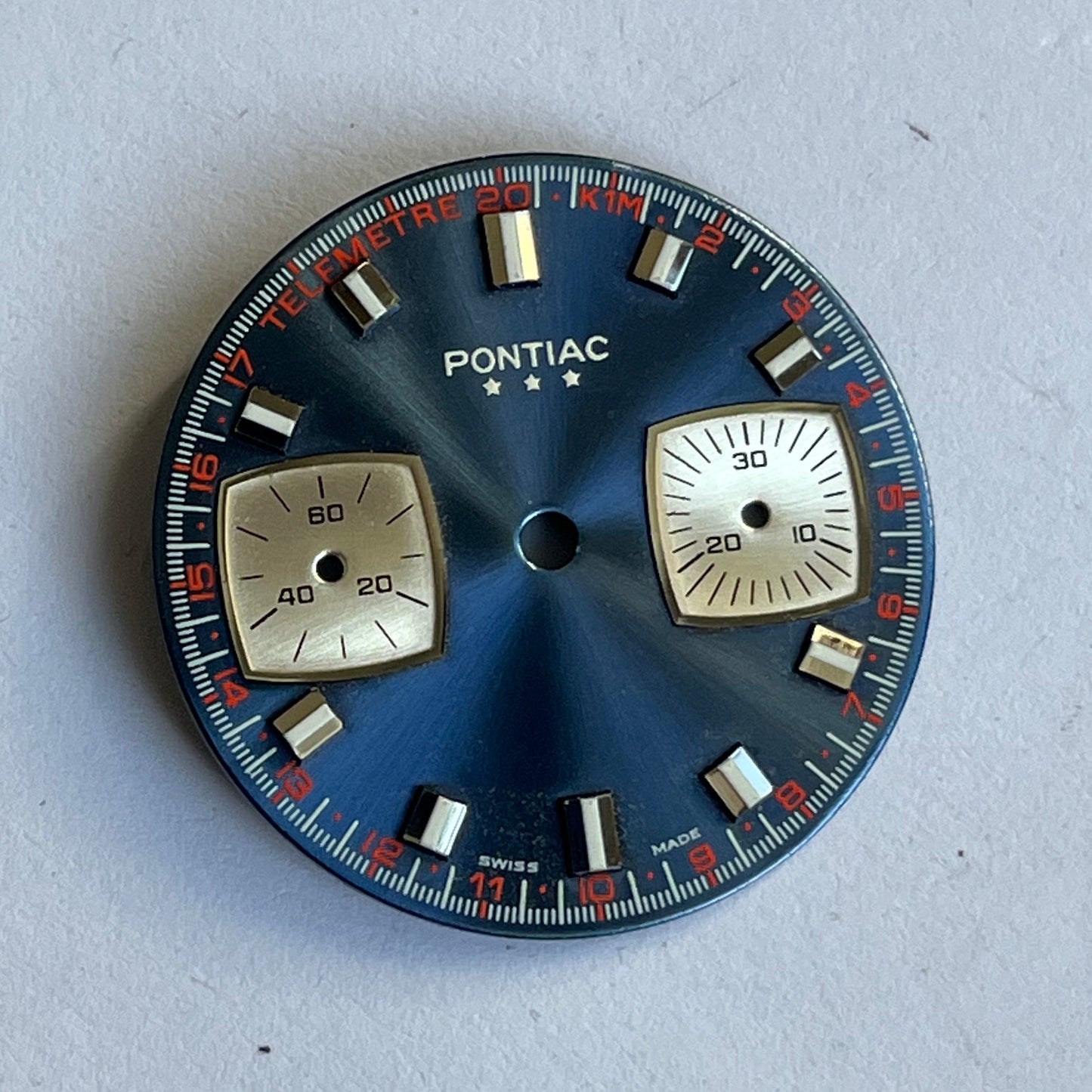 Pontiac Chronograph Dial Valjoux 7733
