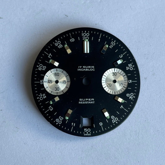 Super Resistant Chronograph Dial Valjoux 7734