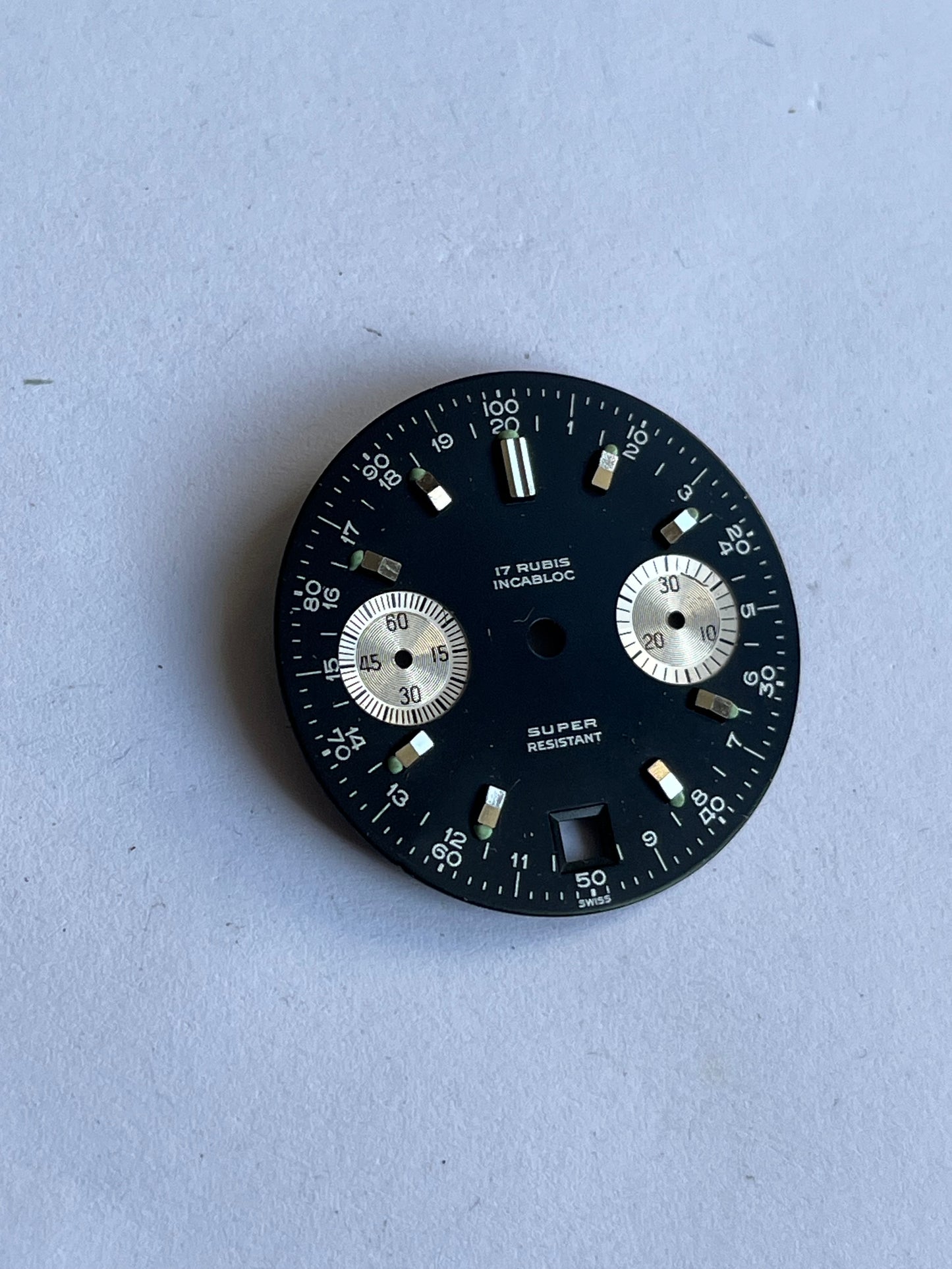 Super Resistant Chronograph Dial Valjoux 7734