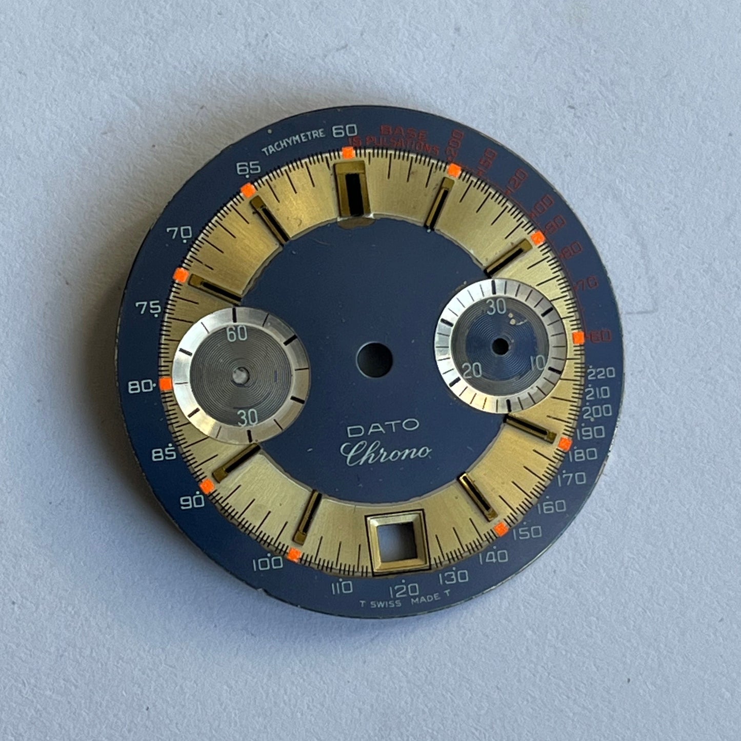 Dato Chrono Valjoux 7734 Chronograph Dial