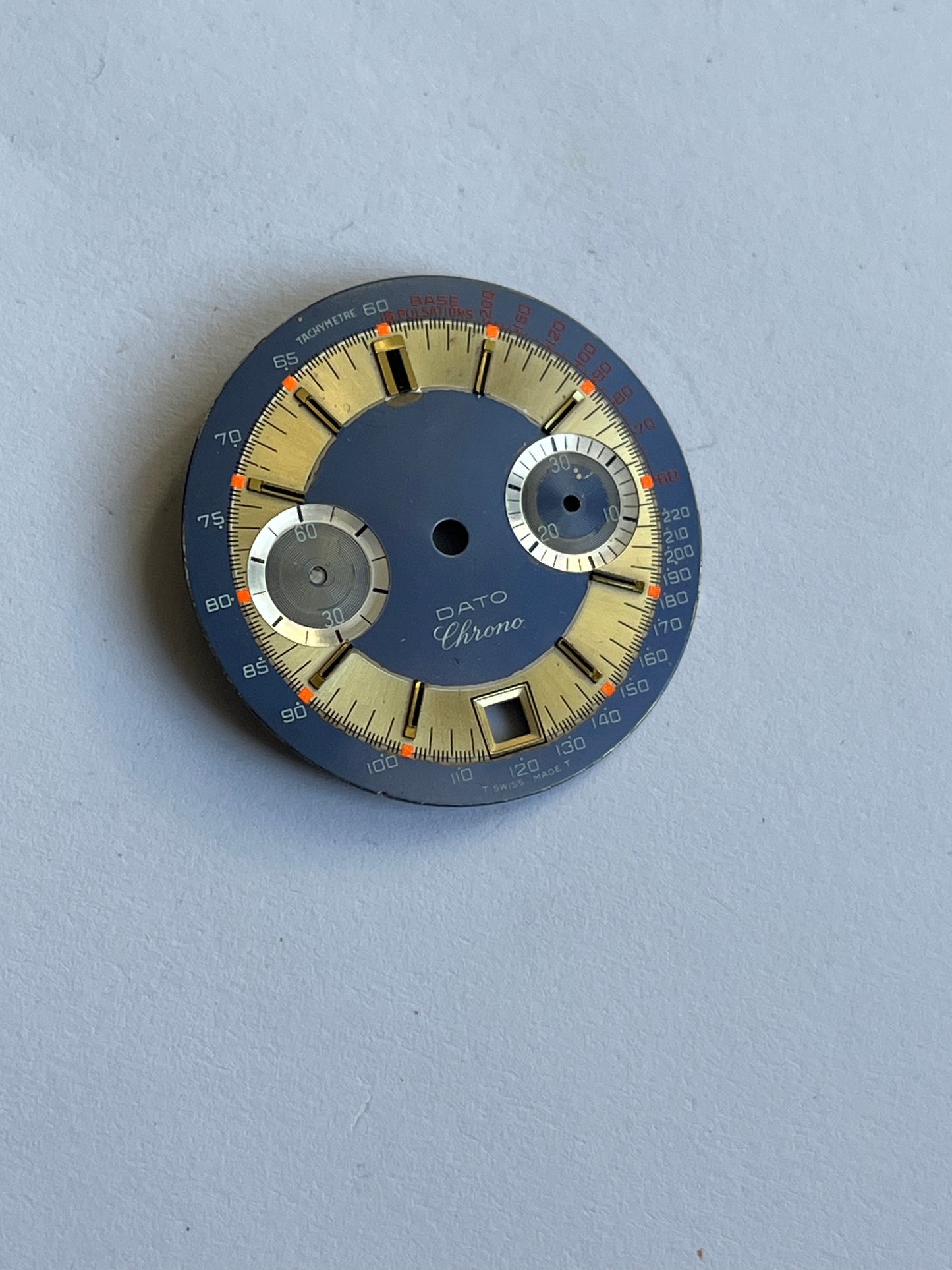 Dato Chrono Valjoux 7734 Chronograph Dial