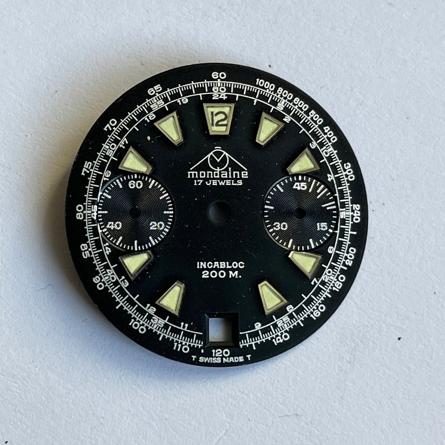 Mondaine Valjoux 7734 Dial