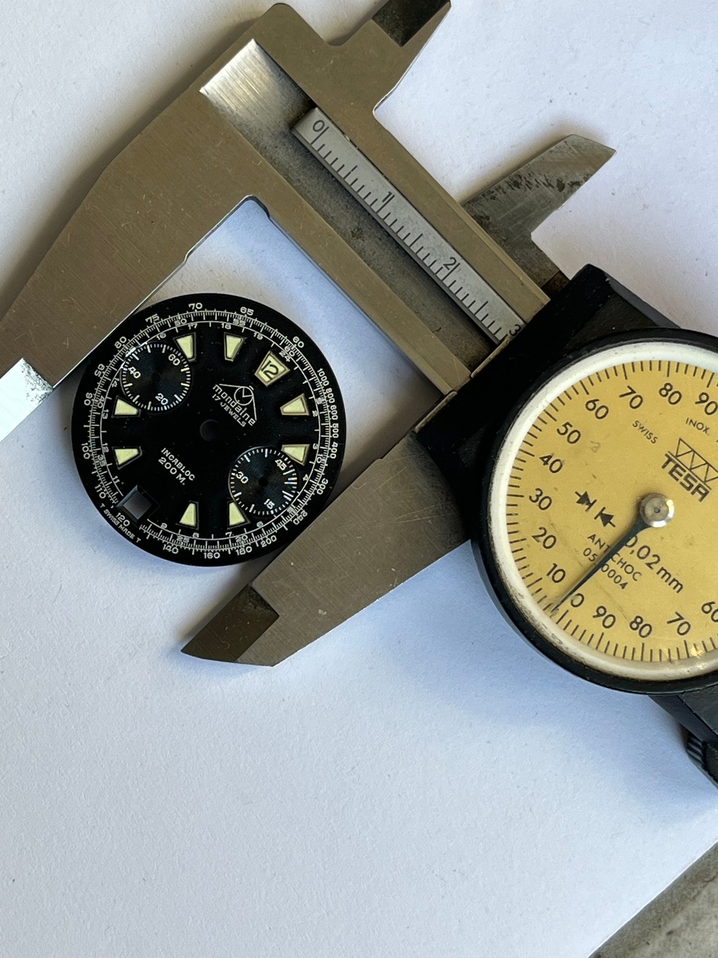 Mondaine Valjoux 7734 Dial