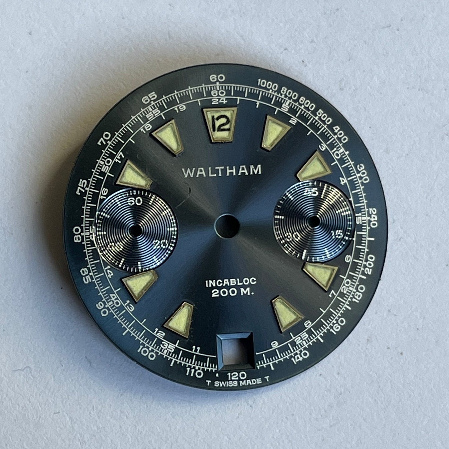 Waltham Chronograph Dial Valjoux 7734